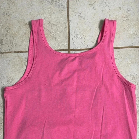 Large FROZEN Pink OLAF “SELFIE” Tank Top - Picture 3 of 7
